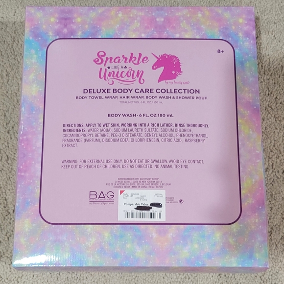Sparkle Like A Unicorn Deluxe Play Bath Set - Picture 2 of 2